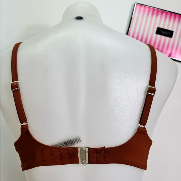 Victoria's Secret Rust Bikini Set Sz. 36B removable padded / M NWT - Picture 9 of 10